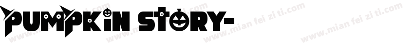 pumpkin story字体转换